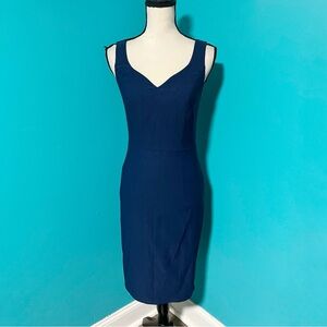 NWT Grace Karin M Navy Blue Sleeveless Fitted Sheath Dress